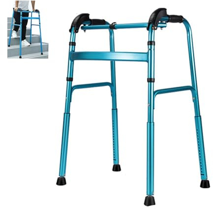 Deambulatore per adulti, scale da arrampicata deambulatore pieghevole in alluminio, deambulatore per salire le scale ti consente di camminare su e giù per le scale, ausilio per la deambulazione per