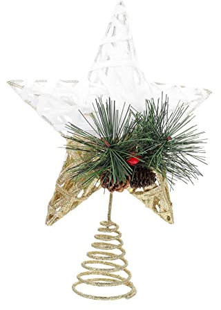 IMIKEYA Weihnachten Baum Dekoration Weihnachten Baum Ornament Baum Stern für Desktop