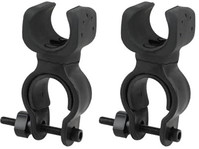 2 Stück Stockhalter für Rollator,Krückenhalter,Stockhalter,Gehstock Halterung,Halterungen für Gehstöcke & Krücken,Halterung für Rollstuhlkrücken,für Mobilitätsroller Drive Rollator Rollstuhl