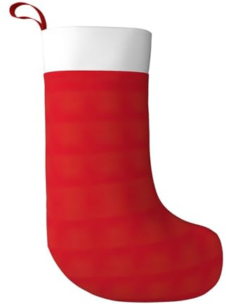 BREAUX Flagge von Chile Weihnachtsstrümpfe, ultraweiche Samt-Weihnachtsstrümpfe, Kamindekoration, 45 cm