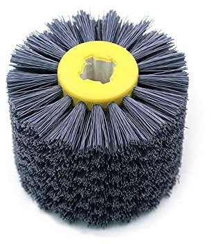 Rueda de alambre de acero Taladros de cepillos de alambre, cepillo de rueda de alambre 1 pieza de tela de esmeril de nailon rueda de pulido cepillo eléctrico procesamiento de metales for carpintería(P