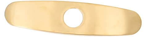 jojofuny Cubierta de Fregadero de Acero Inoxidable Dorada Diseño Simple y Elegante, Resistente a Huellas Rebabas para Cocina y Baño
