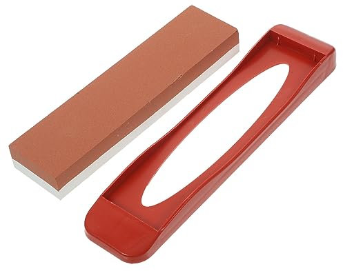 Holibanna cote taglierino per affilare il ciottolo strumento per affilare i strumento di affilatura pietra per affilare Allumina fusa marrone Orange