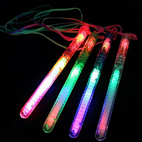 DOSERTY Leuchtstab, 20,3 cm, LED, Rave Cheer, Taktstock für Konzerte, Outdoor, zum Spielen, Markt, Leuchtstäbe, Trommel für Kinder, Leuchtstäbe, Schlitten, Bulk, Multimodell, blinkend