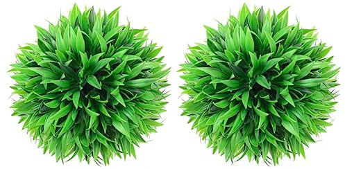 Genérico Bolas de boj Artificial 2 Unidades 20 cm,Casa y jardín,Decoración,Flora Artificial,315472