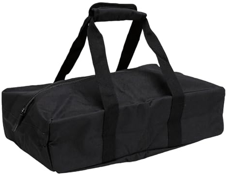 Yusat Bocce Storage Bag, 8 Compartments Oxford Fabric Waterproofing with Handle Pad and Dual Zipper, for Outdoor Bocce Game Set Accessories