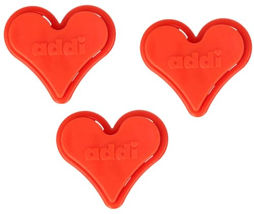 Addi ToGo Maschenstopper - 1x2 Stück, Rote Kabelstopper