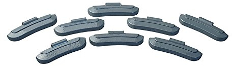 Auswuchtgewichte PKW Schlaggewichte Stahlfelgen Zink Std. 20g Made in EU 100 Stück 20g Zink (silber beschichtet)