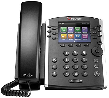 Polycom 2200-46157-025 VVX 400 IP Business PoE-Telefon (Netzteil nicht im Lieferumfang enthalten)