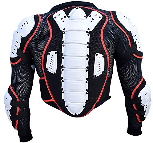PROANTI Kinder Protektorenjacke Protektoren Jacke Hemd Weste Ski Snowboard Motocross Quad BMX - Gr. S