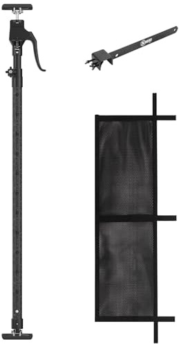 XINQIAO Laderaum-Cargobar für Pickup-Trucks, verstellbar von 100 cm bis 180 cm, inklusive Netz und Trennwand, Tragfähigkeit 90 KG, auch einsetzbar als dritter Handstützstab