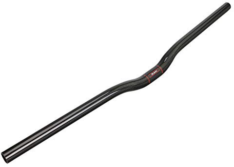 RXL SL Carbon-Lenker, Karbonfaser, Mountainbike-Lenker, 25,4 cm, Carbon-Riser-Stange, Vollkarbonfaser-Lenker, MTB, 700 mm, 3 K, glänzend, Fahrradlenker, Erhöhung, MTB-Lenker