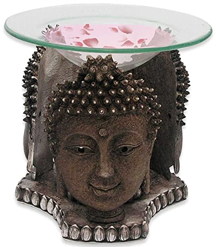 mtb more energy Lampada profumata Ancient Buddha – Lampada aromatica lampada portacandela – altezza 10 cm – decorazione per il benessere