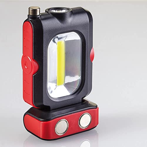 Lampe de travail/lampe de travail à LED COB - Lampe de poche multifonction avec support magnétique, aimant télescopique