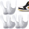 3 Paires Anti Plis Chaussure, Chaussures Pli Protecteur Boîte à Orteils, Sneaker Protecteur Boîte à Orteils, Coque Anti Pli Chaussure, Protection Chaussure Pour Eviter Plis De Baskets, Blanc
