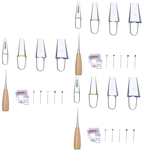 Lurrose 3sätze Kantenband-maker Teilig Schrägbandformer Für Stoff Zubehör Zum Nähen Und Patchwork Einfaches Falten Und Schneiden Für Kantenverarbeitung