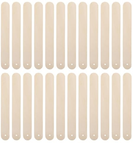 POPETPOP 100stücke Eiscreme Holzstäbchen Bastelsticks Naturholz Für Kreative Projekte Und Desserts Für Sommerpartys Und Kindergartenaktivitäten