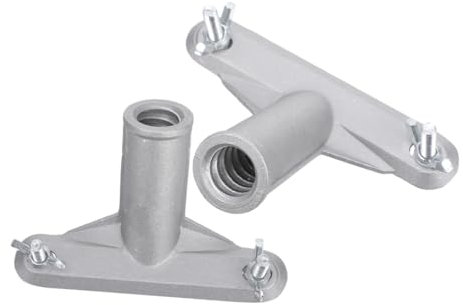 jojofuny 2pcs Roller Brush Adapter for Broom Handle Mop and Broom Holder Wall Mounted Pole Adapter