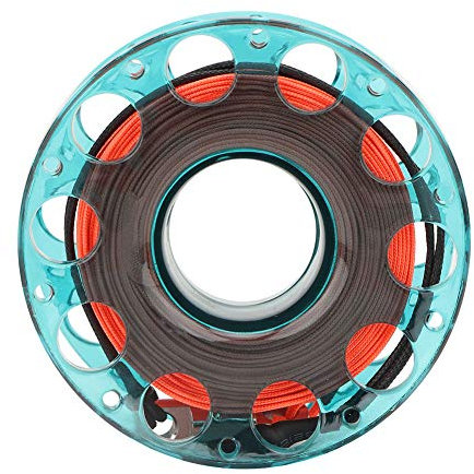 aqxreight 30 M 4-Farben-Kunststoff-Tauch-Fingerspule, Tauchspule, Diver Under-Zubehör Die Rolle Ist in 4 Vibrierenden Farben Erhältlich, Sodass Sie zwischen Tauch-Fingerspule, Tauchspule