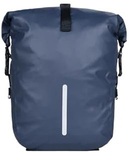 Motorrad Hecktasche Universal Motorrad Rücksitz Tasche 20L Satteltasche Radfahren Umhängetasche Gepäck Stamm Auto Zubehör Motorradtasche(X21668-20L-Blue)