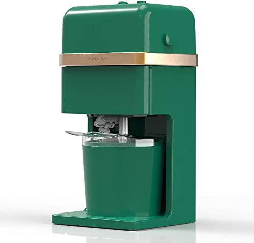 DRYIC Máquina automática eléctrica 2 en 1 para Hacer Hielo y Helados afeitados Postre casero casero Sorbete de Helado y Helado Suave para niños