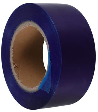 SEWOART Ruban Adhésif De Protection Pour Jante De Voiture En Pe Bleu Éclatant, Rouleau Unique, Film Anti-rayures Solide, Pour Routes Montagneuses, Usage Automobile
