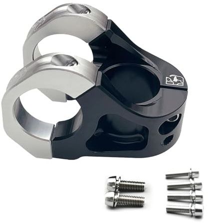 Obotsnoi Guidon court robuste en alliage d'aluminium pour vélo de montagne, accessoire de cyclisme court pour vélo de montagne