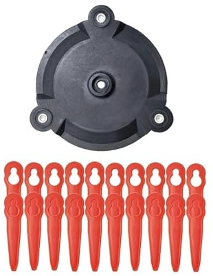 DORFEY Adatto for Parkside, for PRTA 20-LiA1, for LIDL, for Ian 311046 91099406, Testina di Ricambio for tagliabordi con Testina a Scatto Semplice(3 Cutter Head Blades)