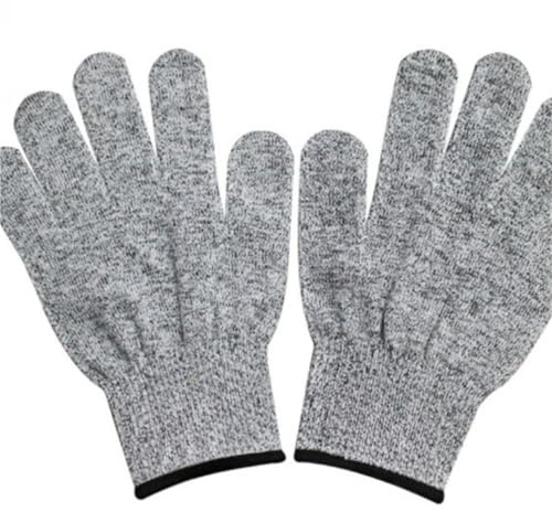 Guanti da Taglio, 1 Paio Di Guanti Sicurezza Antitaglio Multiuso For Industria, Cucina, Giardinaggio, Antigraffio, Da Lavoro For Utensili Taglio In Vetro(Small)