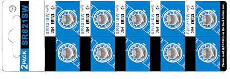 FHGSPQWM Lot de 10/20 piles bouton AG1 LR621 pour petits appareils électroniques Design sécurisé