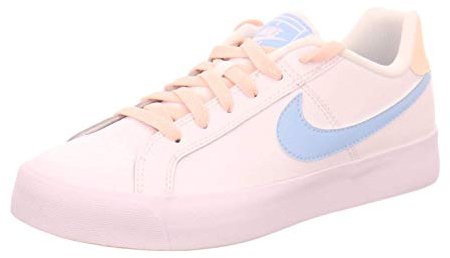 Nike AO2810-108 Wmns Nike Court Royale AC Donna, White/Psychic Blue EU 41