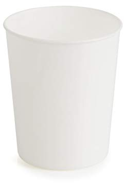 Tazza da 250 ml, in plastica, per bambini, riutilizzabile, colore bianco