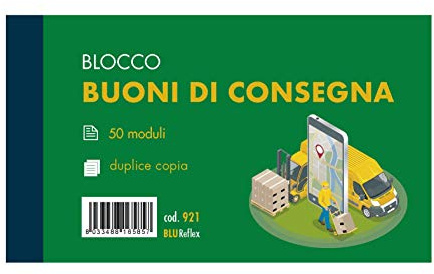 BUONI DI CONSEGNA 2 copie - F.to 17x10 - Fogli 50x2 - confezione 10 pz