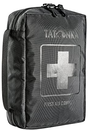 Tatonka First Aid Complete - Erste Hilfe Set mit umfangreichem Inhalt für 1 bis 4 Personen - U. a. Rettungsdecke, Checkliste und Spickzettel für die Erstversorgung - 18 x 12,5 x 5,5 cm