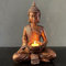 FGXY Figura Decorativa de Buda Tailandés Meditando, Estatua de Buda Sentado con Portavelas, Escultura de Buda Zen Garden, Grande Estatua Buda Mediación, para Interior y Exterior