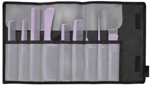 JAGUAR Kammset A-LINE LAVENDER 9-teilig antistatisch mit Aufbewahrungs-Etui