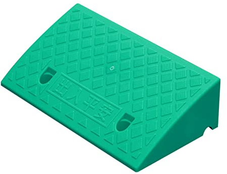 WORDFUN Türschwellenrampe, Kunststoff Schwellenrampe, Höhe 7-13cm Tragbare Bordsteinrampen, Rollstuhlrampe, Zugangsrampen Für Rollstuhl Auto Roller Fahrrad Skateboard Motorrad Kinder Hund