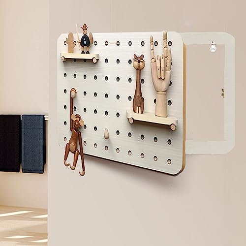 Sicherungskasten Abdeckung Schrank, Multifunktionaler dekorativer Stromkastendeckel, Holzregal, Stecktafel, Stromzählerkasten for Verstecken von Bildern, Malerei, Abdeckung, Heimdekoration, dunkelgrau