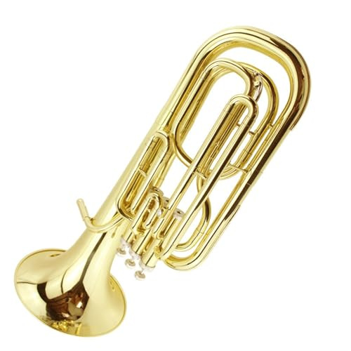 Trompeten B-Drei-Tasten-Tenorhorn-Instrument Für Anfänger Aus Rostfreiem Stahl, Standard-Trompetenton