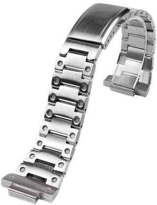 AXTGBHL Fit for Casio 3229 GM5600/B/G Kleines quadratisches Armband GM-5600 modifiziertes Metall Edelstahl Uhrenkette Gehäuseband Herren Zubehör