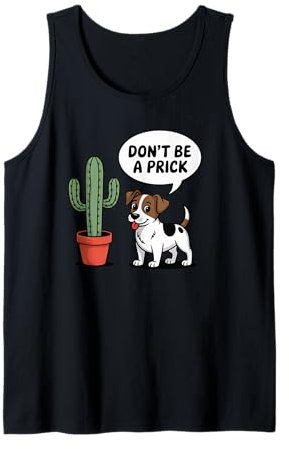 Jack Russell Terrier non essere un amante dei cani Cactus Prick Canotta