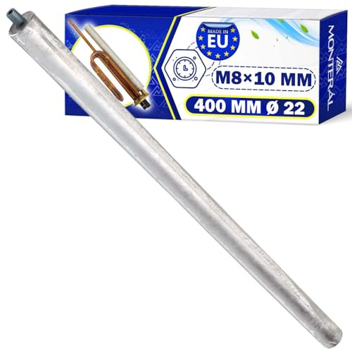 Universal Anodo Magnesium elektrisk termosflaska 400 mm Ø 22 mm gänga M8