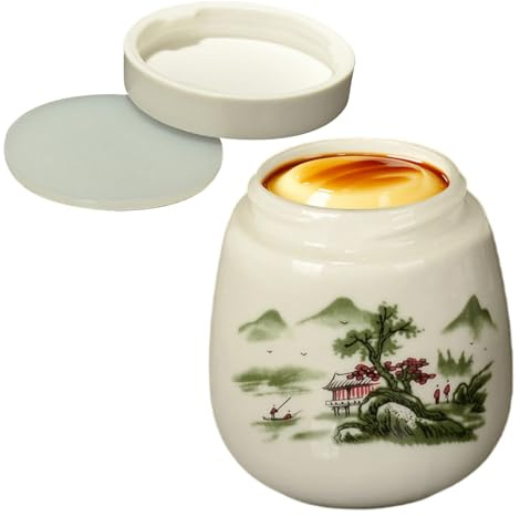 Doiyislem Coupelles Pour Œufs Cocotte,220ml Décoration Vintage Pour Cuisine - Cuiseur D'Œufs À La Coque Rétro En Céramique,Pour Usage Domestique Cuisine Hôtel Restaurant Appartement Entreprises