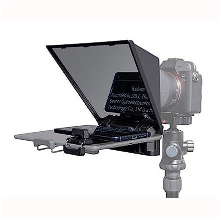 Teleprompter, Tragbarer Mini-Teleprompter, der Live-Übertragungsvideos mit Fernbedienung aufzeichnet