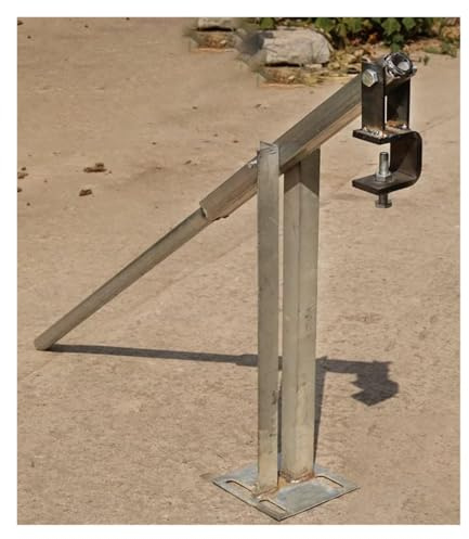 Post Puller, Heavy Duty Leverage Tool for Removing Wood, Vinyl, Metal, Chain Link Fence Posts, 12cm Clamp