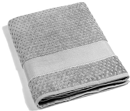 Caleffi Sirena Telo Bagno, Cotone, Grigio, Standard, 63908