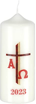 Osterkerzen Bougies de Pâques 15 x 6 cm (n° 24)