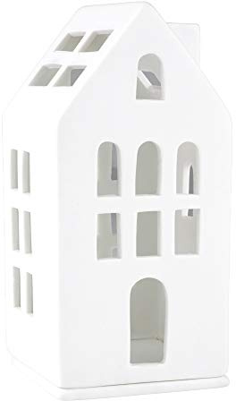 Unbekannt Living Mini Lichthaus 6 x 6 x 13 cm weiß