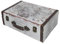 HMF VKO101 Vintage Wooden Suitcase | 38 x 26 x 13 cm | Large | World Map