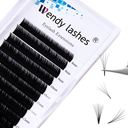 Selbstfächernde Volumen Wimpern D Curl 0.07mm Mix8-14mm Easy Fan Lashes 3D 5D 10D 20D Wimpernverlängerung für Volumentechnik Wimpern Extensions Auto Fanning Lashes Extension(0.07-D, mix8-14) | Easy Fan Lashes 3D 5D 10D 20D Wimpernverlängerung Wimpernextensions Volumen Wimpern
